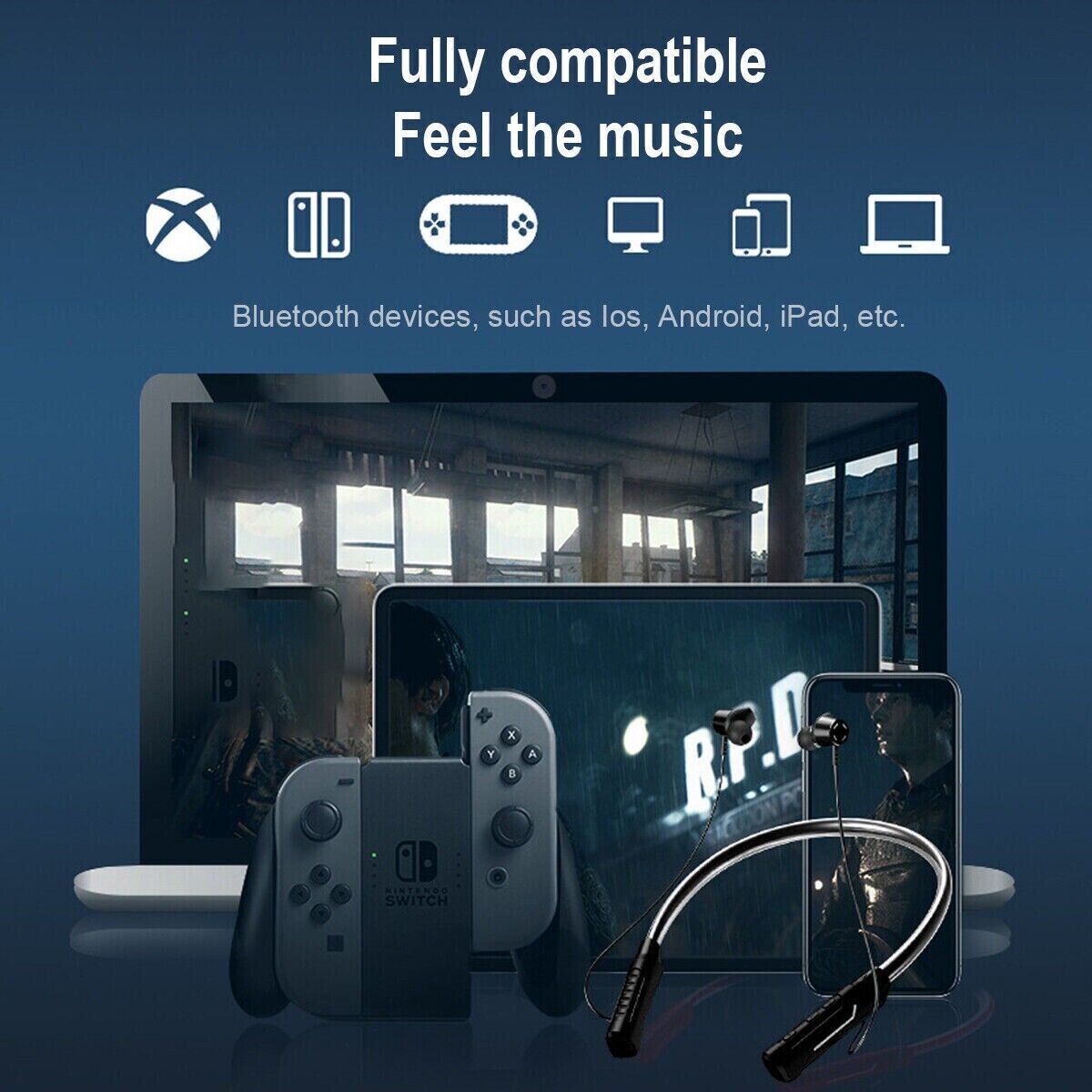 Audifonos Bluetooth 5.3 Inalambricos Auriculares Para Telefonos Celular Table PC