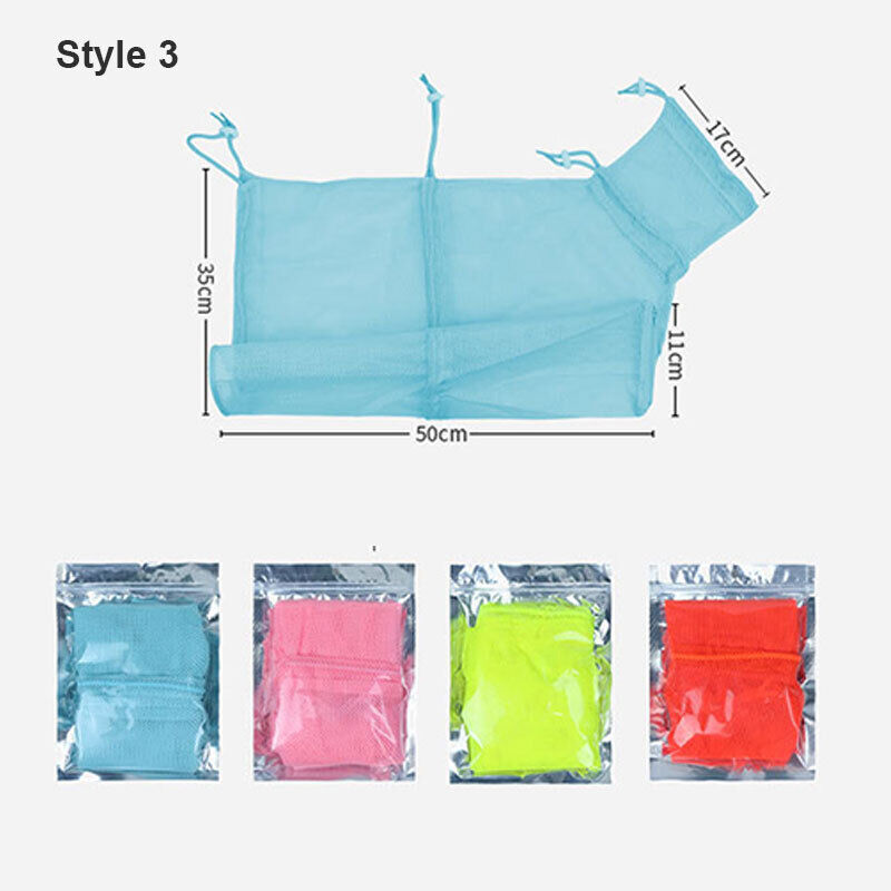 Mesh Cat Grooming Bath Bag Adjustable Pet Nail Trim Washing Clean Restraint Bag