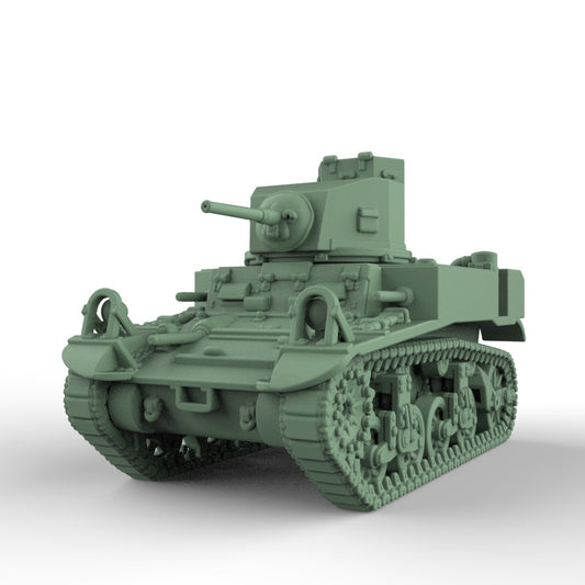 SSMODEL SS200504 1/200 Military Model Kit US M2A4 Light Tank