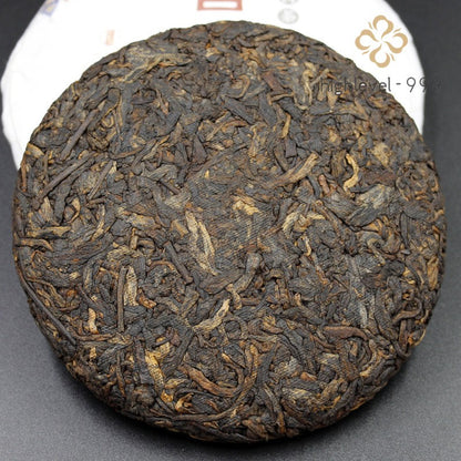 100g Ripe Pu'er Tea Cake 2015 Yunnan Xigui Aged Small Compressed Dried Leaf Tea