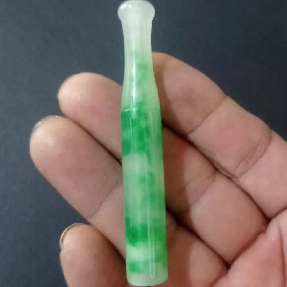 Portable Reusable Quartz Jade Cigarette Holder Tobacco Cigarette Holder Men Gift