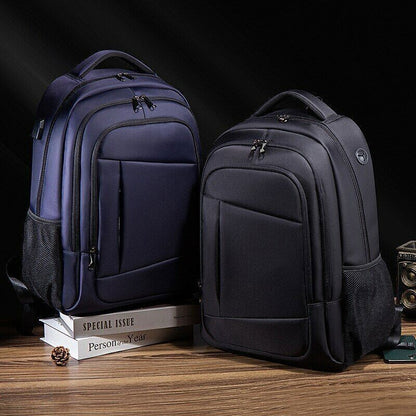 17 Inch Men Business Laptop USB Charger Backpack Travel Oxford School Bag Women