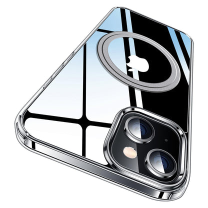 For iPhone 16/15/14/13 Pro Max Case Clear Compatible with Magnetic Non-yellowing