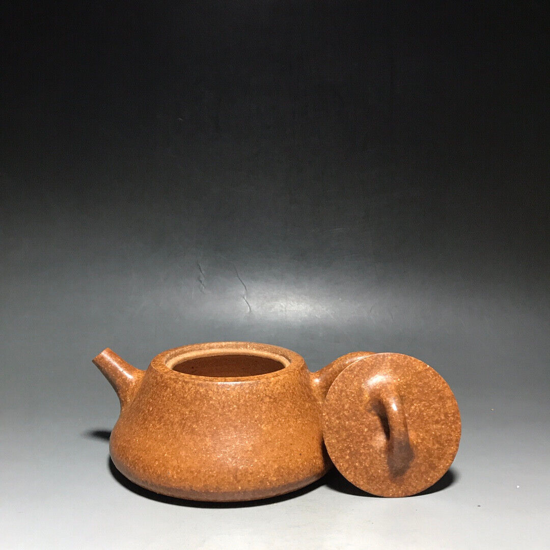 Chinese Yixing Zisha Clay Handmade Exquisite Teapot（石瓢 底款：顾景舟）