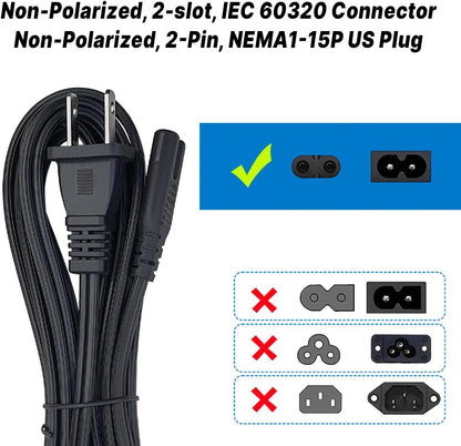 Sony Fat Edition Original PS2 AC Power Adapter Cord Works For PS1 PS3 PS4 8Z Lot