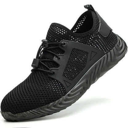 Work Shoes Men Women Steel Toe Cap Shoes Puncture-Proof Boots Sneakers
