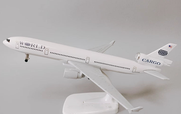 20CM WORLD CARGO McDonnell Douglas MD-11 Aircraft Diecast Plane Airplane Model