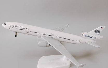 20CM WORLD CARGO McDonnell Douglas MD-11 Aircraft Diecast Plane Airplane Model