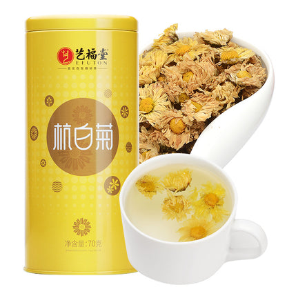 Hang Baiju Premium Chrysanthemum Tea Natural Health Herbal Tea 艺福堂牌 杭白菊 特级菊花茶70g