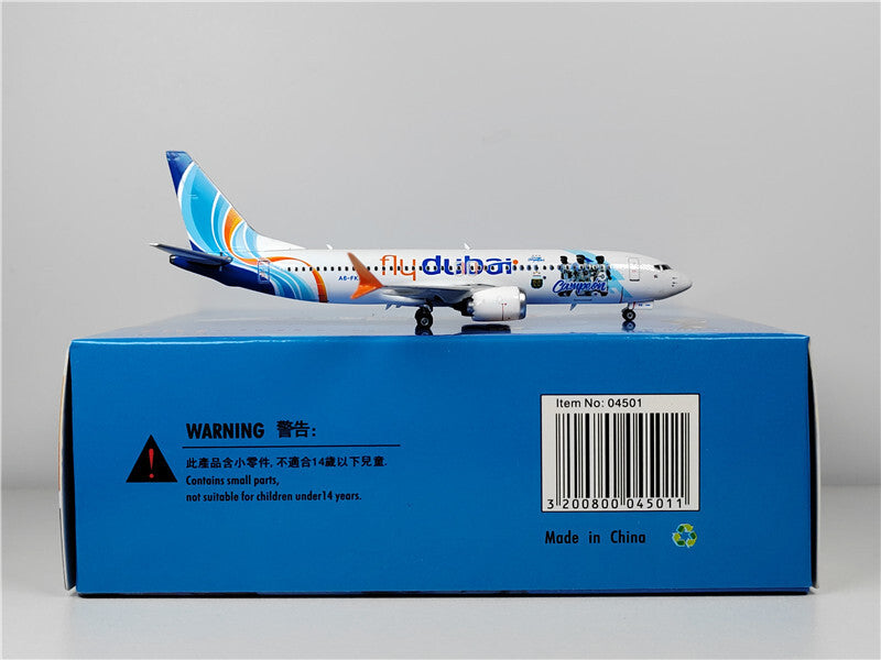 1:400 Phoenix flydubai BOEING B737MAX8 Airplane Diecast Aircraft Plane Model