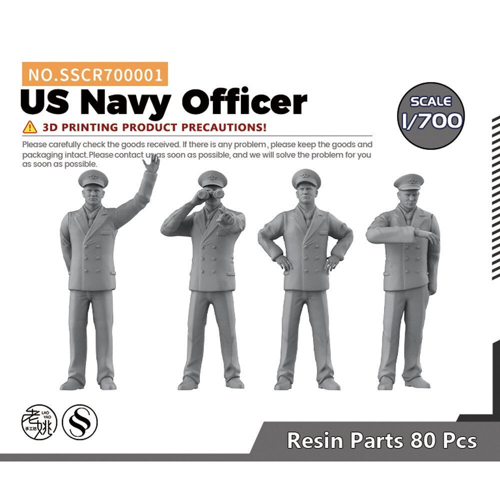 Yao's Studio SSCR700001 1/700 Model Upgrade Parts US Navy Officer