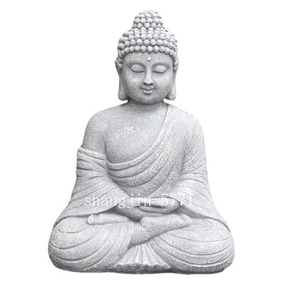 Vintage Garden Buddha Statue Indoor Outdoor Garden Zen Buddhism Figurine