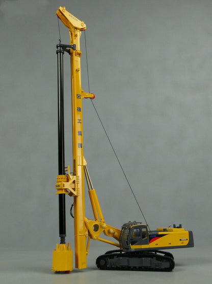 1:35 XCMG XR220 Rotary Drilling Rig Excavator Construction Machine Diecast Model