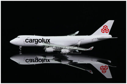 1:400 JC Wings Cargolux BOEING 747-400F Passenger Plane Diecast Aircraft Model