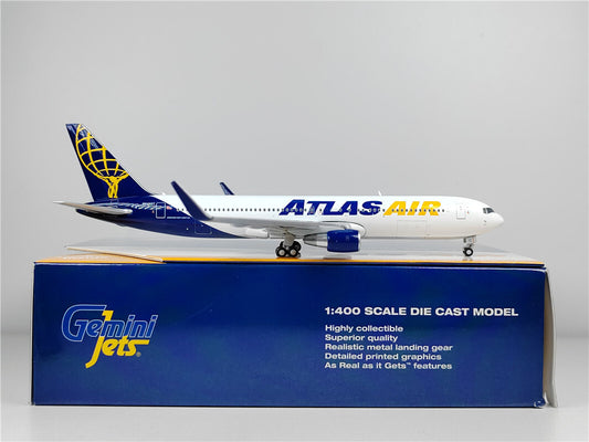1:400 Geminijets Atlas Air Boeing 777-200LRF Passenger Airplane Diecast Model