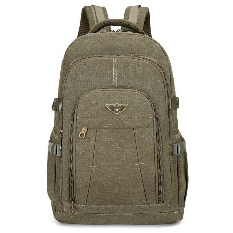 Laptop Canvas Backpack Men's Travel School Shoulder Bags Rucksack Backpacks