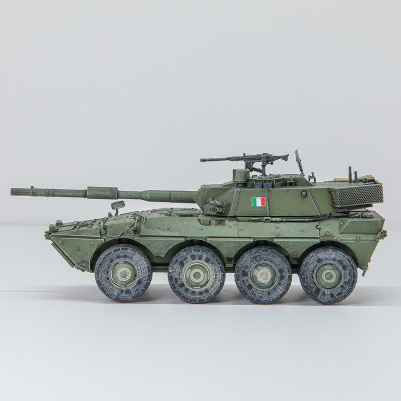 1:72 AM Italian Centauro Tank Destroyer Wheel Resin Diecast Military Armor Model