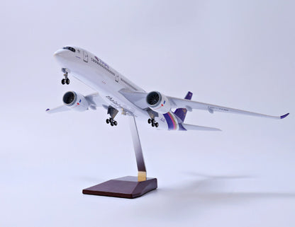 47CM 1:142 THAI AIRBUS A350 Airplane Landing Gears Resin Plane Aircraft Model