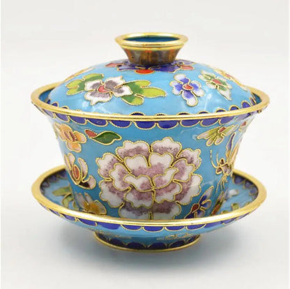 Cloisonne, Silk Cup, Tea Bowl, Tea Set, Tea Cup, Special Household Decoration