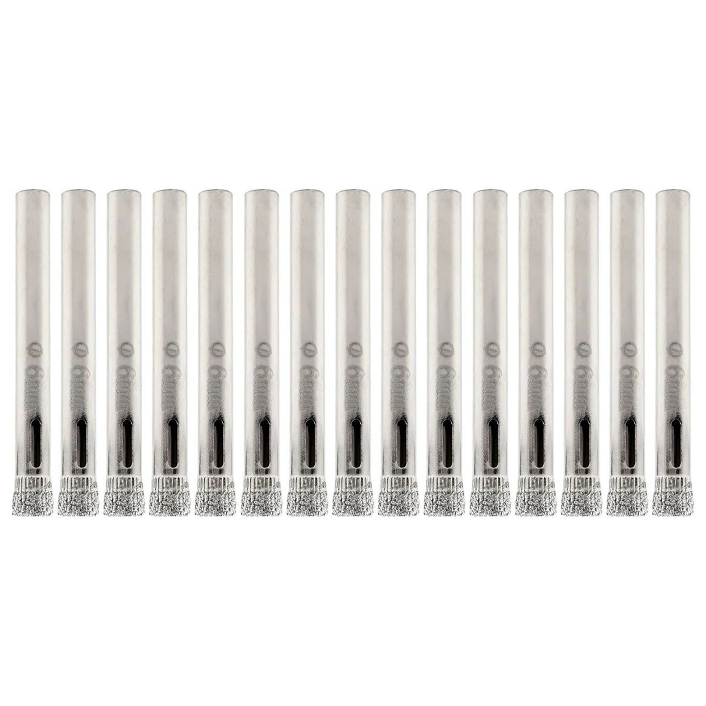 15Pcs 6mm 1/4"Shank MINI Diamond Coated Drill Bit Set Drill Bit Replacement
