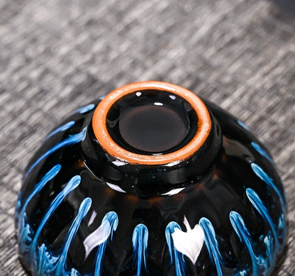 Tianmu Glaze Porcelain Tea Cup Jianzhan Boutique Kiln Change Master Cup 140ml