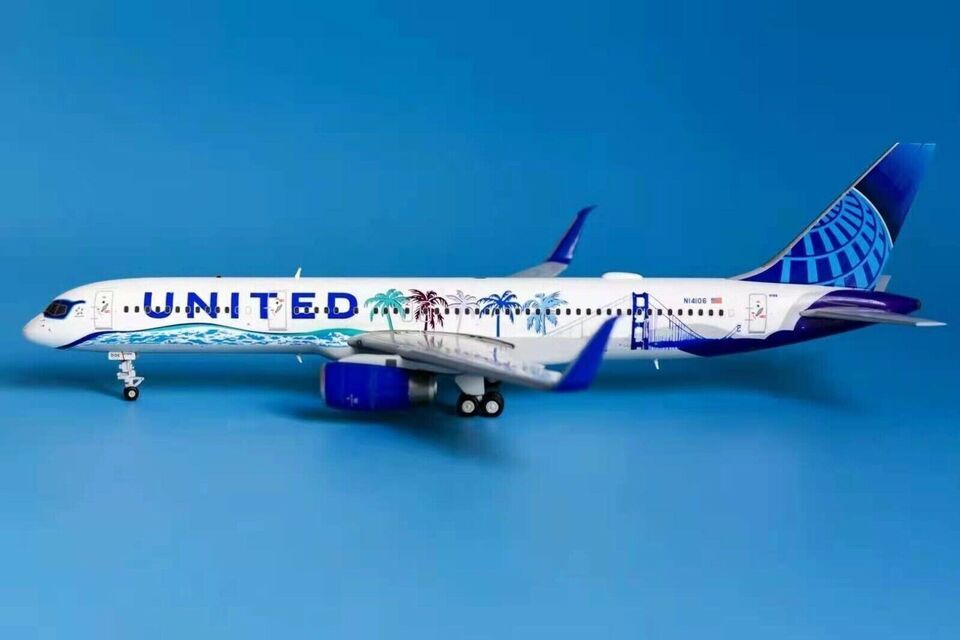 1:200 24cm JC Wings UNITED BOEING 757-200 Passenger Airplane Diecast Plane Model