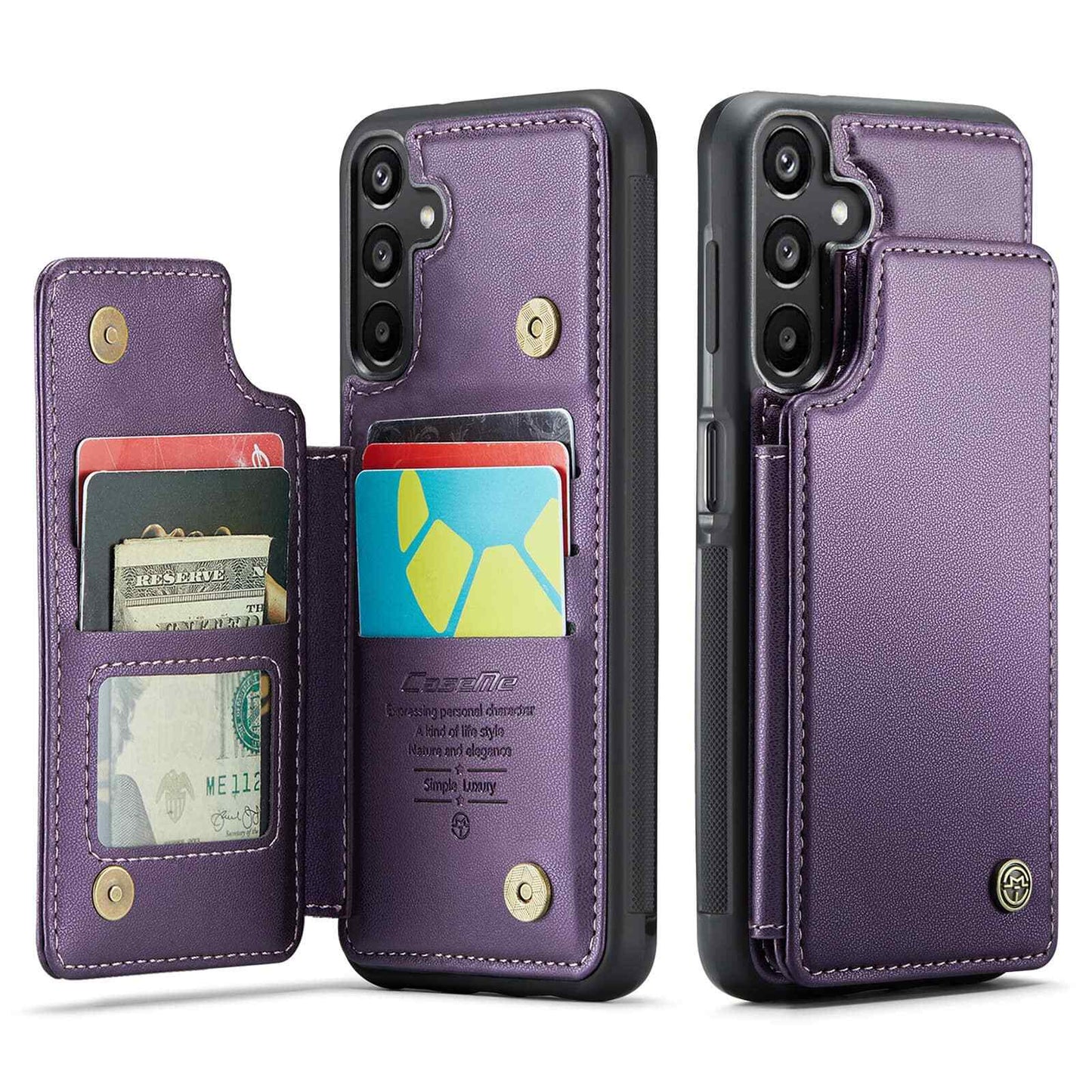 For Samsung Galaxy A16 Wallet Case with Card Holder for Women Men RFID Blocking