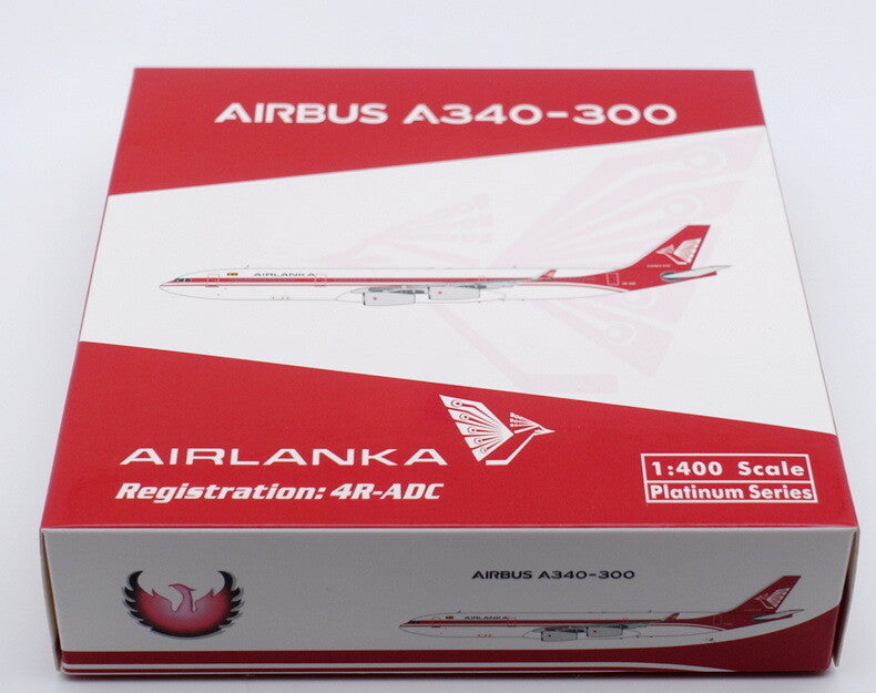 1:400 Phoenix AIRLANKA AIRBUS A340-300 Passenger Airplane Diecast Aircraft Model