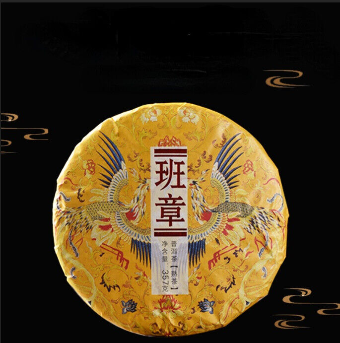 Organic Big Tree Pu-Erh Ripe Tea Cake Chinese Puerh Black Tea Health Care 357g
