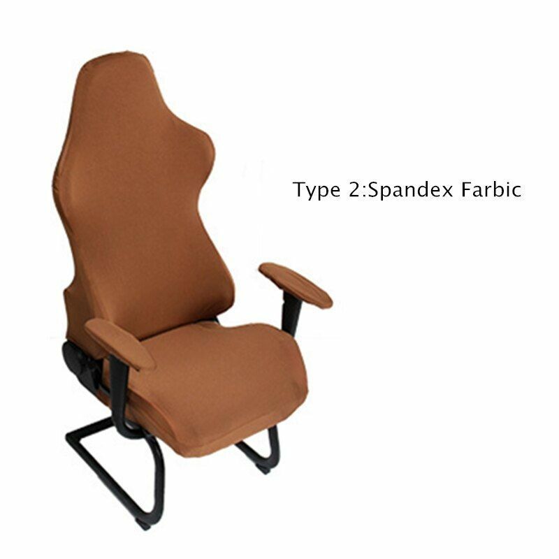 4Pcs/Set Elastic Gaming Chair Warm Cover+Armrest Pads Lambswool Spandex Cushions