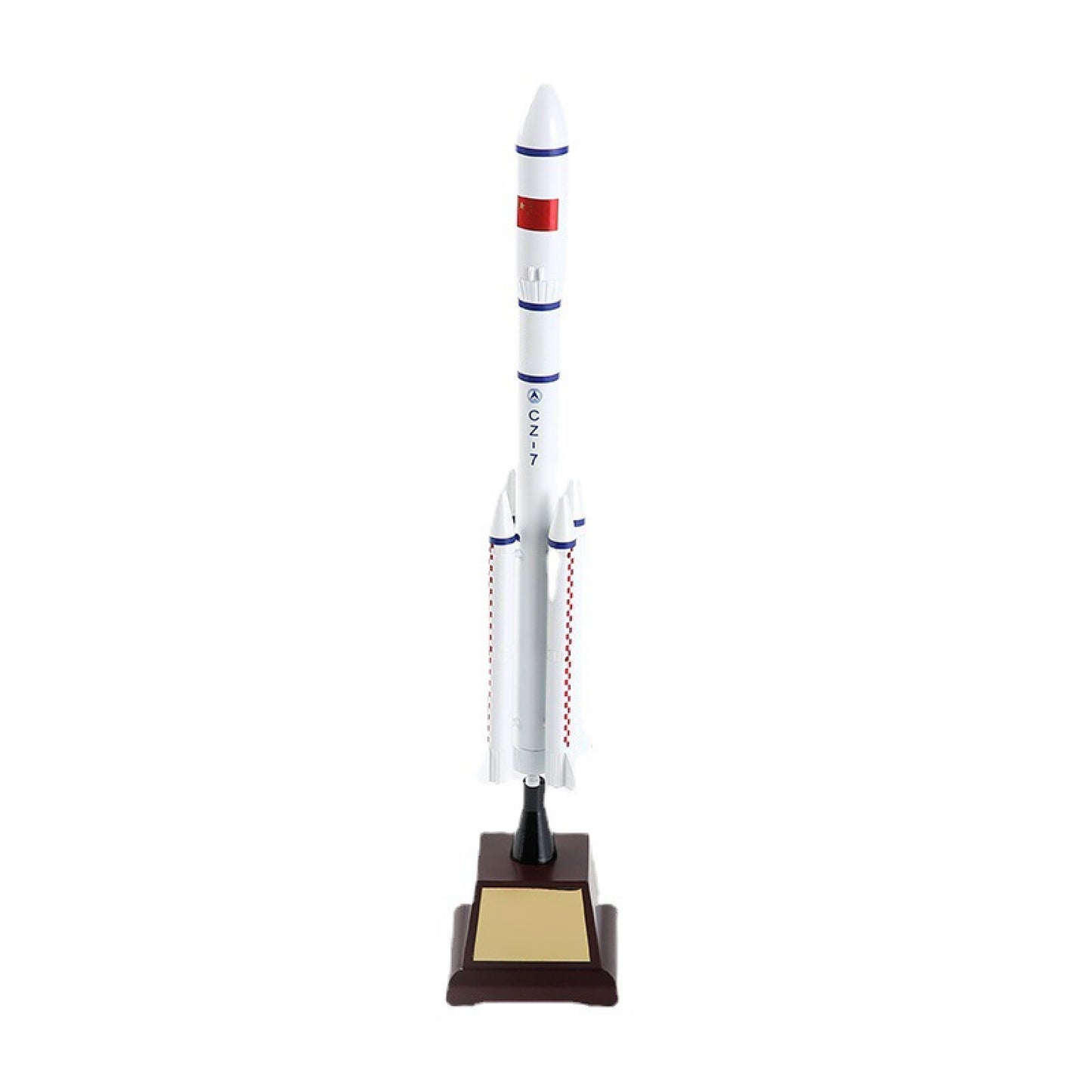 1/200 CZ-7 Long March 7 Rocket Model Simulation Alloy Spacecraft Scene Display b