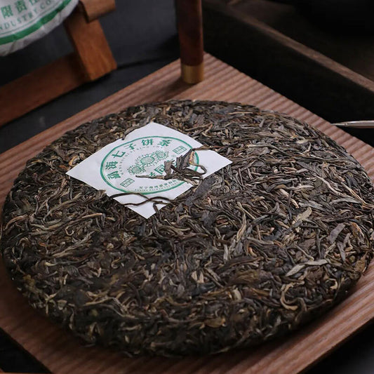 2022 HaiWan Sheng Pu erh Tea Menghai Qizi Raw Puer 357g