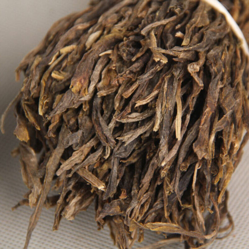 Natural Yunnan Puerh Raw Tea Top-Grade Big Leaf Fermented Bazi Bulk Pu-Erh Tea