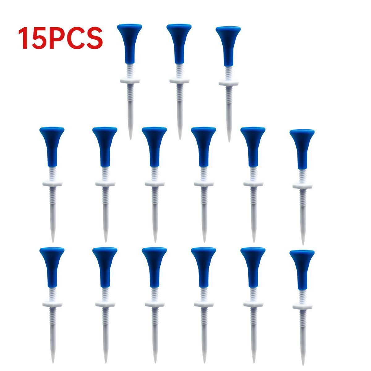 5-30pcs Mini Golf Ball Tee Holder Adjustable Height Golf Limit Tees Plastic Golf