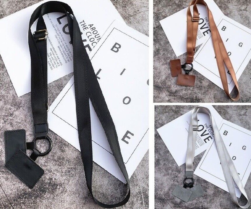 Phone Lanyard Universal Crossbody Patch Mobile Phone Adjustable Strap Nylon Rope