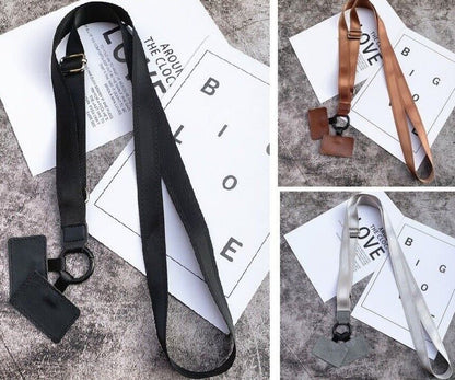 Phone Lanyard Universal Crossbody Patch Mobile Phone Adjustable Strap Nylon Rope