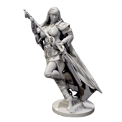 1/24 resin figure model Fantasy Goddess Warrior 3D print unassembled unpainted