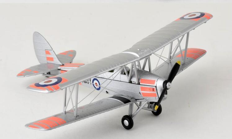 OXFORD De Havilland Tiger Moth RNFAA XL714 HMS Heron 1/72 diecast model aircraft