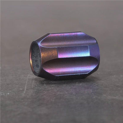 Titanium Alloy Knife Lanyard Bead Paracord Bracelet Bead Necklace Pendant DIY