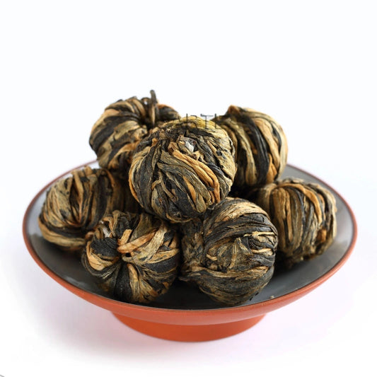 500g Nonpareil Supreme Yunnan Black Tea Dragon Pearl Dian Hong Ball Buds