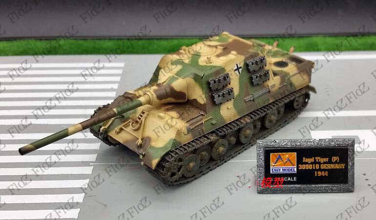 WWII Jagdtiger Porsche hunting tiger tank #010 Germany 1944 1/72 tank Easy model