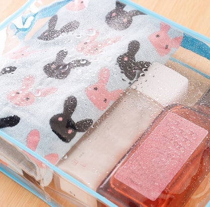 Transparent Cosmetic S/M/L Bag Zipper Clear Makeup Bags Travel Organizer Storage