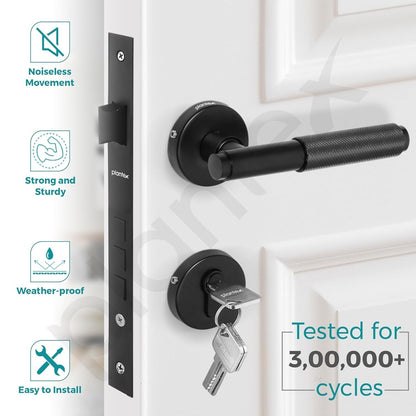 Heavy Duty Mortise Main Door Lock Set For Home Office With 3 Brass Keys