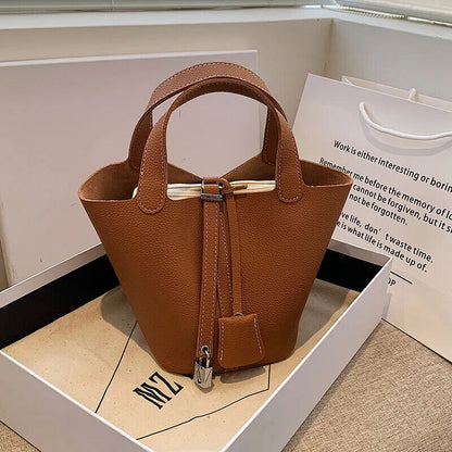 Bucket Bags Women Dumplings Bags Office Ladies Bags Clutch Bags
