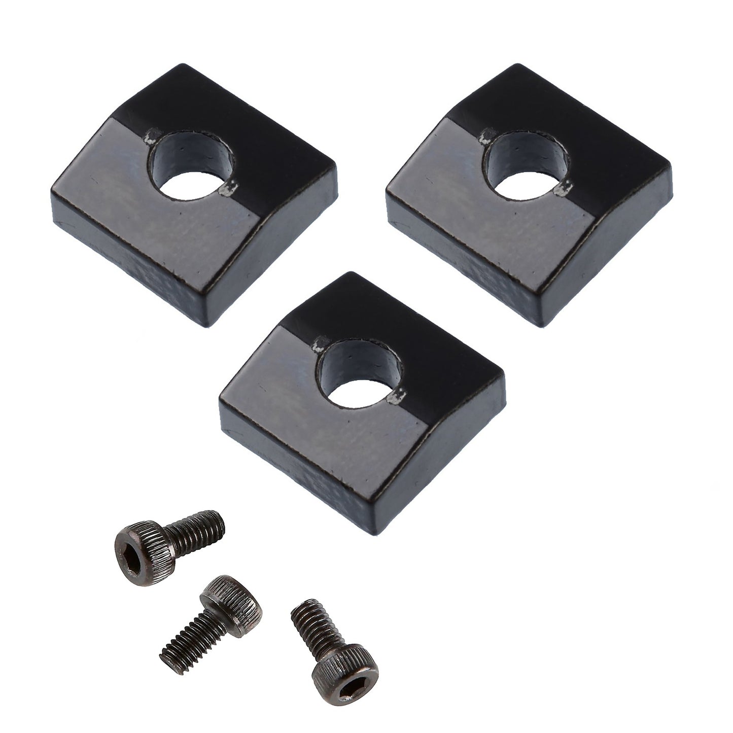 3 Pcs Nut Blocks Clamp and Screws Kits For Electric Guitar Tremolo bridge zz