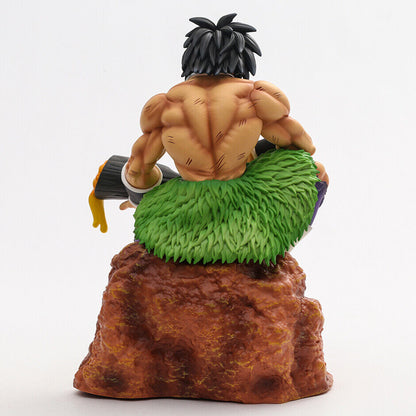 Dragon Ball Sitting Posture Broly Broli PVC Action Figure Statue Model Toy Gift