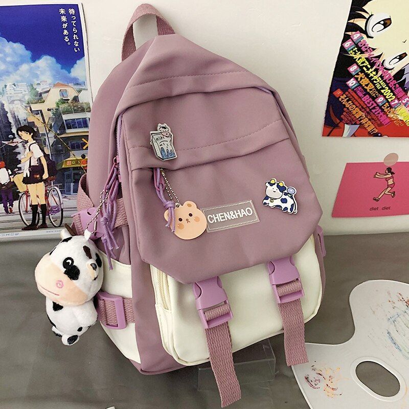 Waterproof Small Backpack Summer School Bags Cute Elementary Traveling Backpack