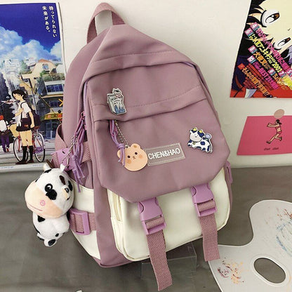 Waterproof Small Backpack Summer School Bags Cute Elementary Traveling Backpack