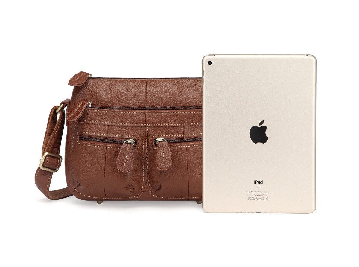 25*18*7 CM Leather Women Messenger Bags Small Shoulder Bag Vintage Crossbody 1PC
