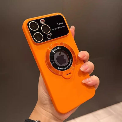 Suitable for iPhone 17.16.15 phone case large window magnetic bracket-usa